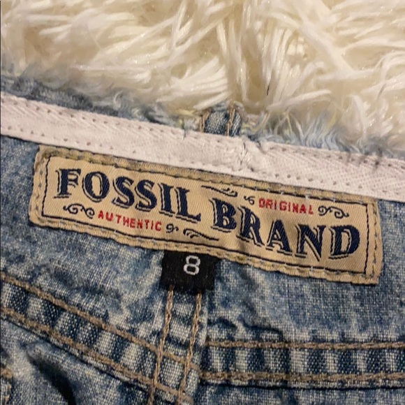 Thrifted Denim Mini-Skirt - Picture 5 of 6